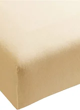 FORMESSE | Jersey-Spannleintuch "Bella Donna" 140/200 cm - 160/220 cm (Weiss) | beige
